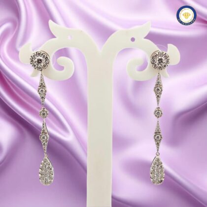 Delicate Diamond Earrings