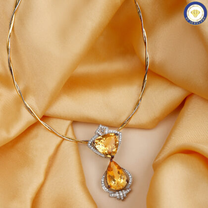 Artistic Citrine Pendant