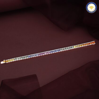 Rainbow Tennis Bracelet