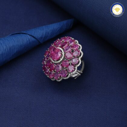 Pink Peony Ring